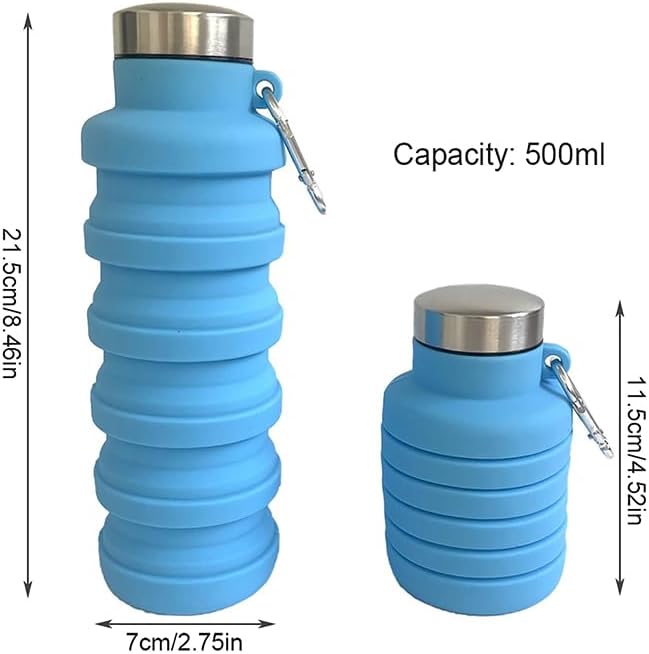 Botella de agua portátil de silicona - additional image 15